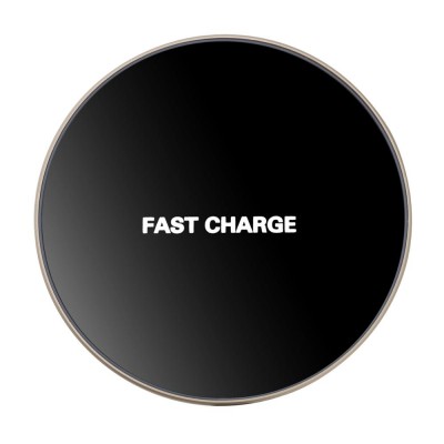 10W Qi Wireless Charger for iPhone X/8/8 Plus/Samsung Galaxy Note 8/S9/S9+/S8 Ultra Thin Slim Zinc alloy charging pad